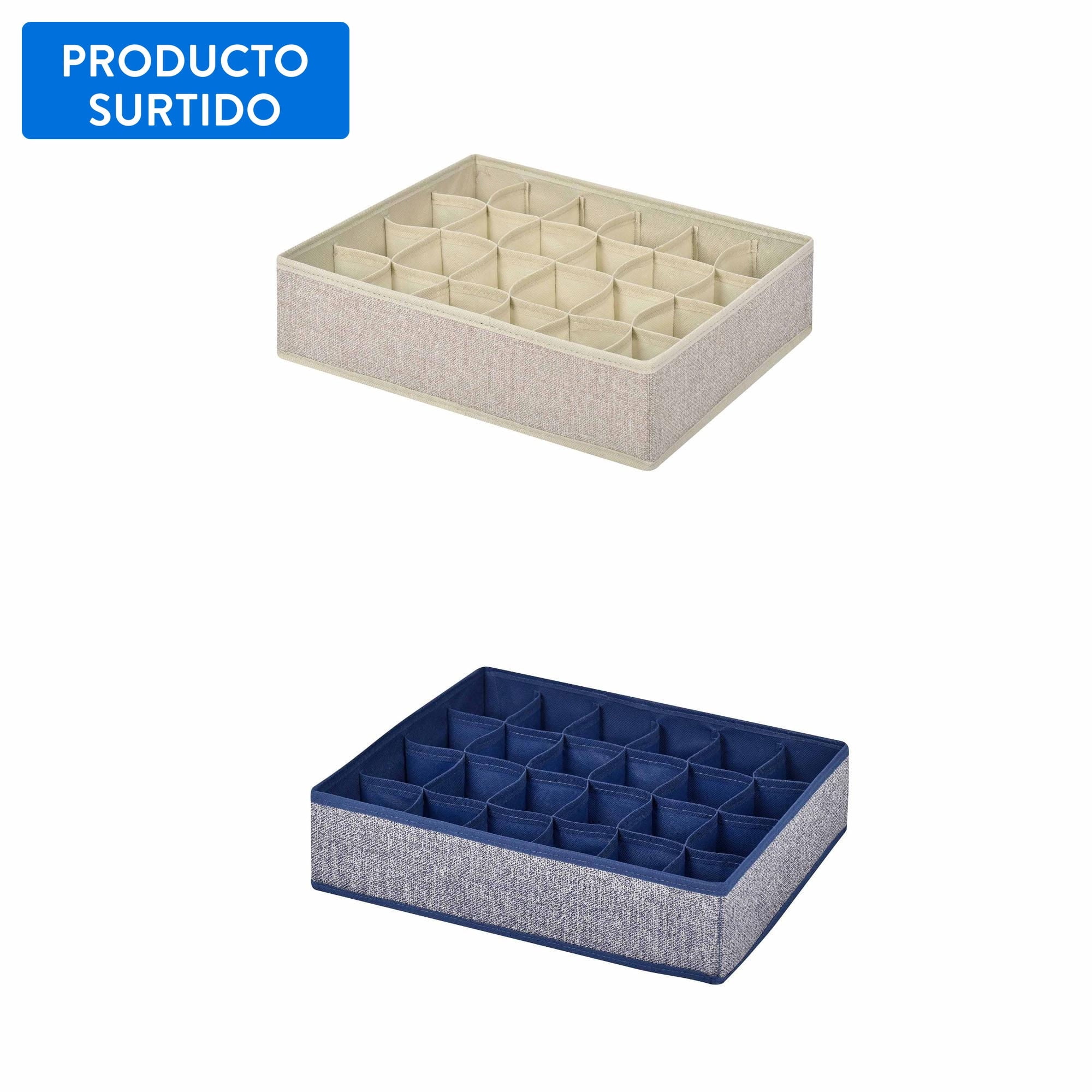 Mainstays - Organizador De Ropa Interior 24 Compartimientos, Color Surtido