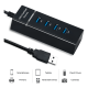 thumbnail image 3 of Hub USB 3.0 4 puertos 5Gbps extensor indicador LED azul, 3 of 3