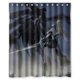 thumbnail image 1 of Cortina de ducha Claymore, juego de cortinas de baño con ganchos, tamaño 60 x 72 pulgadas, 1 of 3