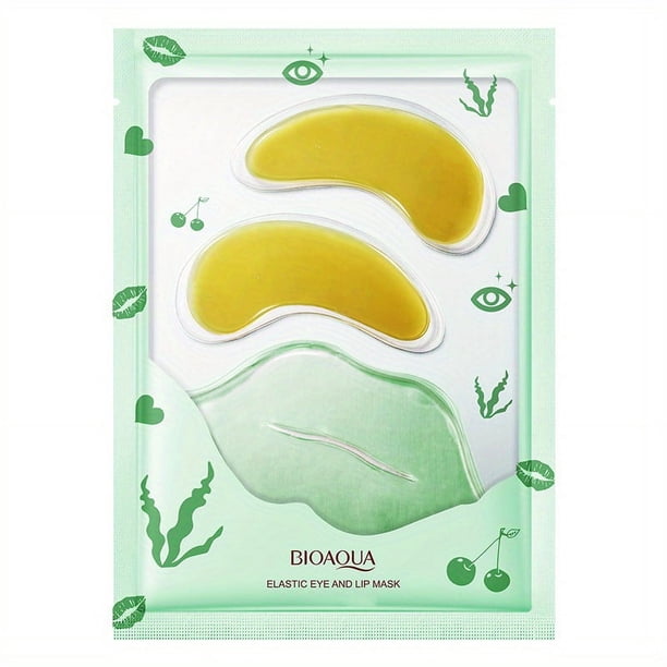 Rejuvenate and Moisturize Skin with this Eye and Lip Mask Combo - Perfect for Men and Women's Daily Care!