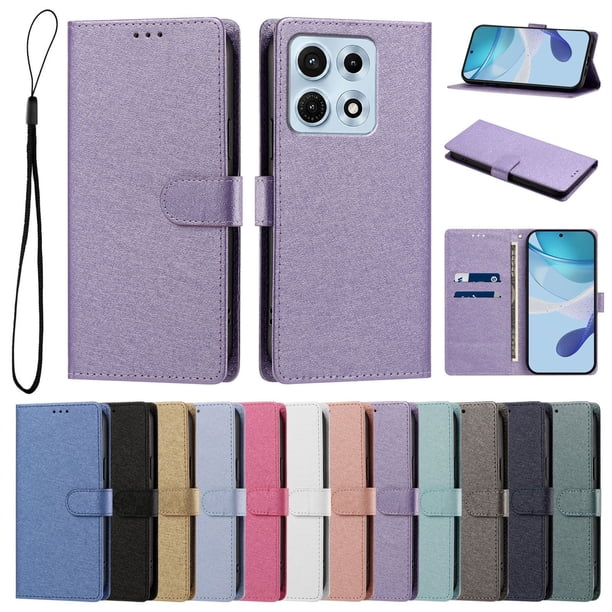 Cartera para Motorola Edge 70 Max 5G con Bolsillo de Tarjetas, Lila