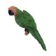 thumbnail image 3 of Loro realista resina animal ornamento animal colgando 31cm mira izquierda verde, 3 of 4