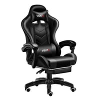 Vidita - Silla Gamer Gx2000 Reclinable Profesional Con Reposapiés-Negro