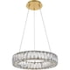 thumbnail image 4 of Lámpara Colgante Elegant Lighting Monroe LED Dorada 45 cm 110V, 4 of 7
