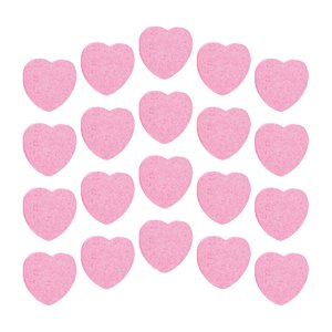 Magideal - Esponjas De Limpieza Facial Esponja Para Fregar La Cara Esponja Suave En Forma De Corazón Esponjas Faciales De Maquillaje Para Masajes Faciales De La , Rosa 20 Piezas