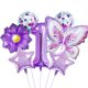 thumbnail image 1 of Set de Globos Morados con Mariposa para Cumpleaños – JNNIMTRDAE, 1 of 5