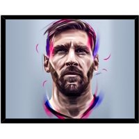 Genérico - Cuadro Decorativo Messi Medidas 30X40 Cm