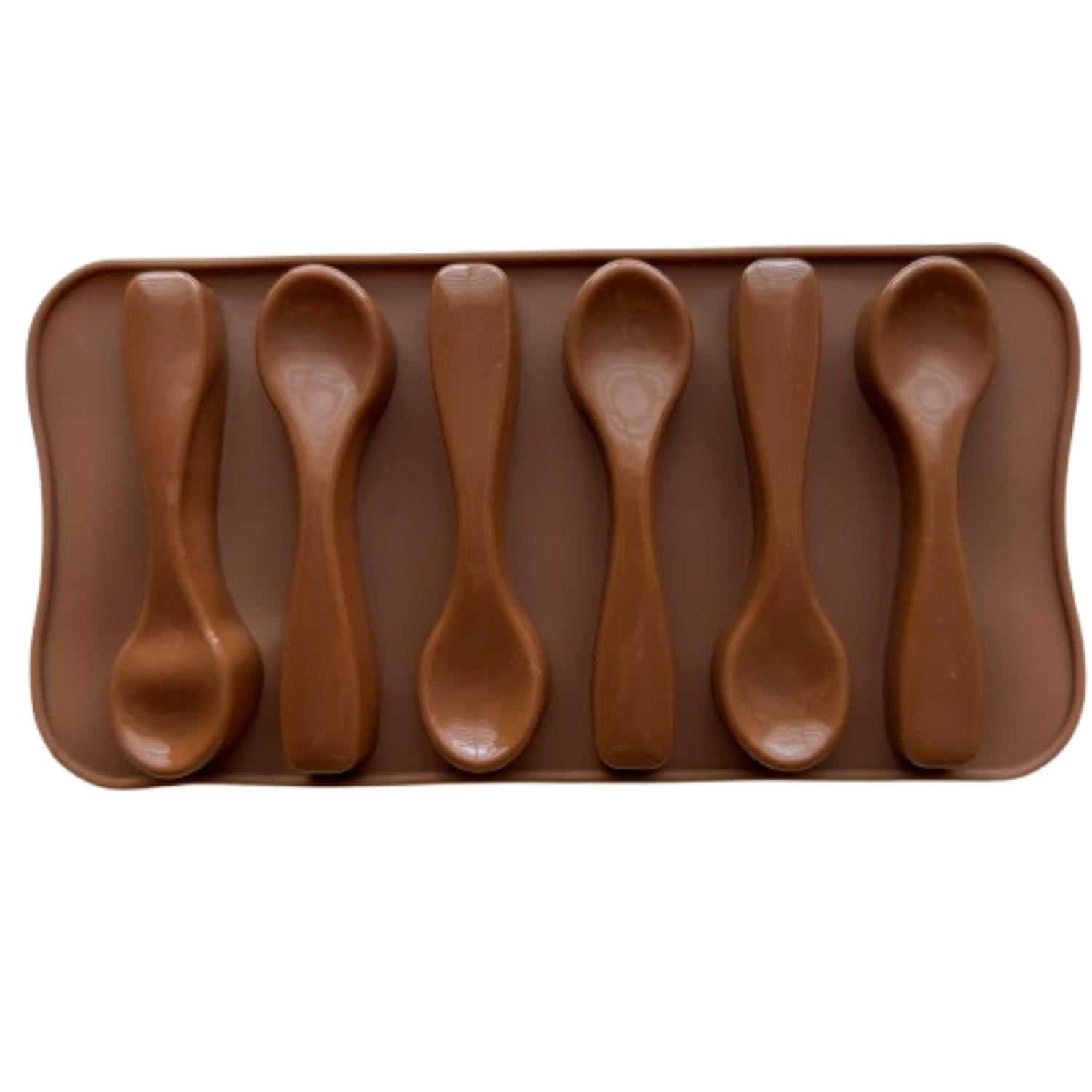 Genérico - Molde Silicona 6 Cucharas Cafe