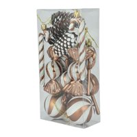 Bothyi - 15 Piezas De Adornos Navideños, Regalos, Bolas Navideñas Para El Hogar, Vacaciones, Aniversario, Marrón