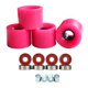 thumbnail image 5 of 4 Piezas Patines De Ruedas Patineta Sure Grip Rollerskate Ruedas Rosa Rojo, 5 of 5