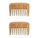 thumbnail image 2 of 2 Uds 4 "cepillo De Bolsillo Retro Antiestático Masaje Natural Peine De Pelo De Dientes Anchos, 2 of 4