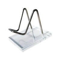 Magideal - Soporte De Exhibición De Brazo De Metal Mármoles Base De Exhibición Decoración Pequeños Coleccionables Soportes De Caballete De Exhibición Decorativos M