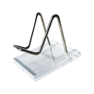 Magideal - Soporte De Exhibición De Brazo De Metal Mármoles Base De Exhibición Decoración Pequeños Coleccionables Soportes De Caballete De Exhibición Decorativos M