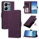 thumbnail image 1 of Funda Billetera Delgada para Xiaomi Redmi Note 13 Pro 4G con Ranuras y Soporte Morado oscuro, 1 of 6