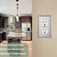 thumbnail image 4 of Placa de pared Bates Choice 11 cm × 7 cm, paquete de 10, acero inoxidable, 4 of 5