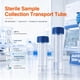 thumbnail image 3 of Tubo de transporte PEKYBIO 10 ml con tapa de rosca azul – 100 unidades, 3 of 7