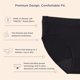 thumbnail image 3 of Calzoncillos menstruales saalt Comfort Brief de alta absorción, 3 of 8