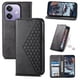 thumbnail image 1 of Funda Flip FOXDOCK para OPPO A3 4G/5G , Estilo Billetera con Diseño Rombo, Correa de Mano y Soporte, Uso Diario, 1 of 5