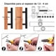 thumbnail image 3 of 10 Manillas Tirador Acero Inoxida 20cm Para Muebles Cajon, 3 of 3