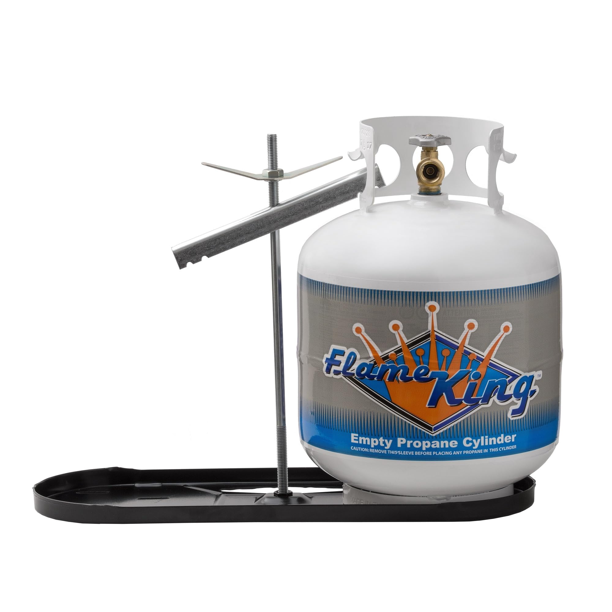 Estante Cilíndrico Para Tanque De Propano Flame King Dual Rv Para 20 Libras
