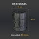 thumbnail image 3 of Canasto Ropa Sucia Plegable Multiuso Negro 130 Unidades negro, 3 of 5