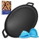 thumbnail image 1 of Sartén para pizza StarBlue de hierro fundido de 16 pulgadas con asas de silicona, 1 of 7
