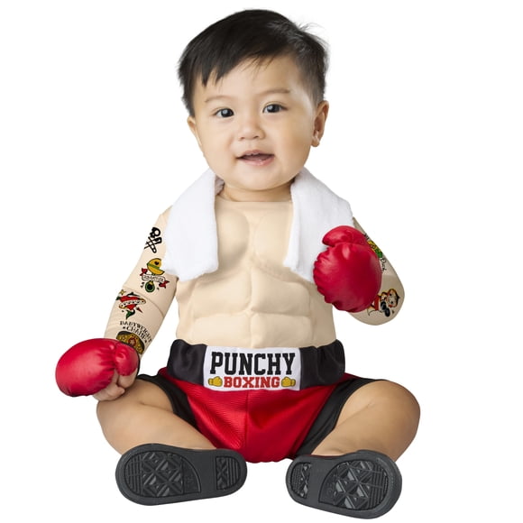 Disfraz de personaje Baby Bruiser Infant XS con tatuaje