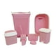 thumbnail image 1 of Set De Baño 8 En 1 Pvc Cesta Isopo Papelera, 1 of 2