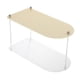 thumbnail image 5 of Organizador De Tocador En Capas, Soporte Para Bandeja, Estante Para Especias Para Dormitorio, Cocina, Tocador, 2 Capas, Blanco, 5 of 5