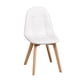 thumbnail image 2 of Pack 4 Sillas Eames Capitone Blanco Dsw Madera, 2 of 4