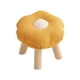 thumbnail image 4 of Sofá reposapiés reposapiés zapatos que cambian la forma de la flor cómodo lindo antideslizante puf pequeño taburete debajo del escritorio para porche amarillo, 4 of 5