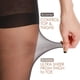 thumbnail image 3 of 3 pares de medias transparentes para mujer - Pantimedias con puntera reforzada, 3 of 5