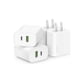 thumbnail image 1 of Bloque de carga REKNA USB-C y USB-A de 20 W para iPhone y iPad x4, 1 of 6