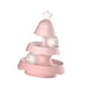 thumbnail image 1 of Rodillo De Juguete Para Gatos, Juguetes Divertidos De Pista, Juego De Ejercicio, Ejercicio De Entrenamiento, Rompecabezas, Juguetes De 3 Capas, Color Rosa, 1 of 5