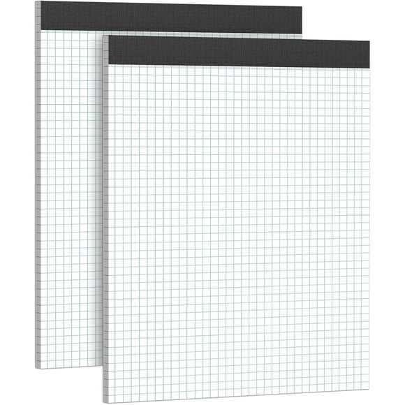 AILZFEI Graph Paper Notebook 8.5 x 11 Grid Paper Pad Quad Ruled