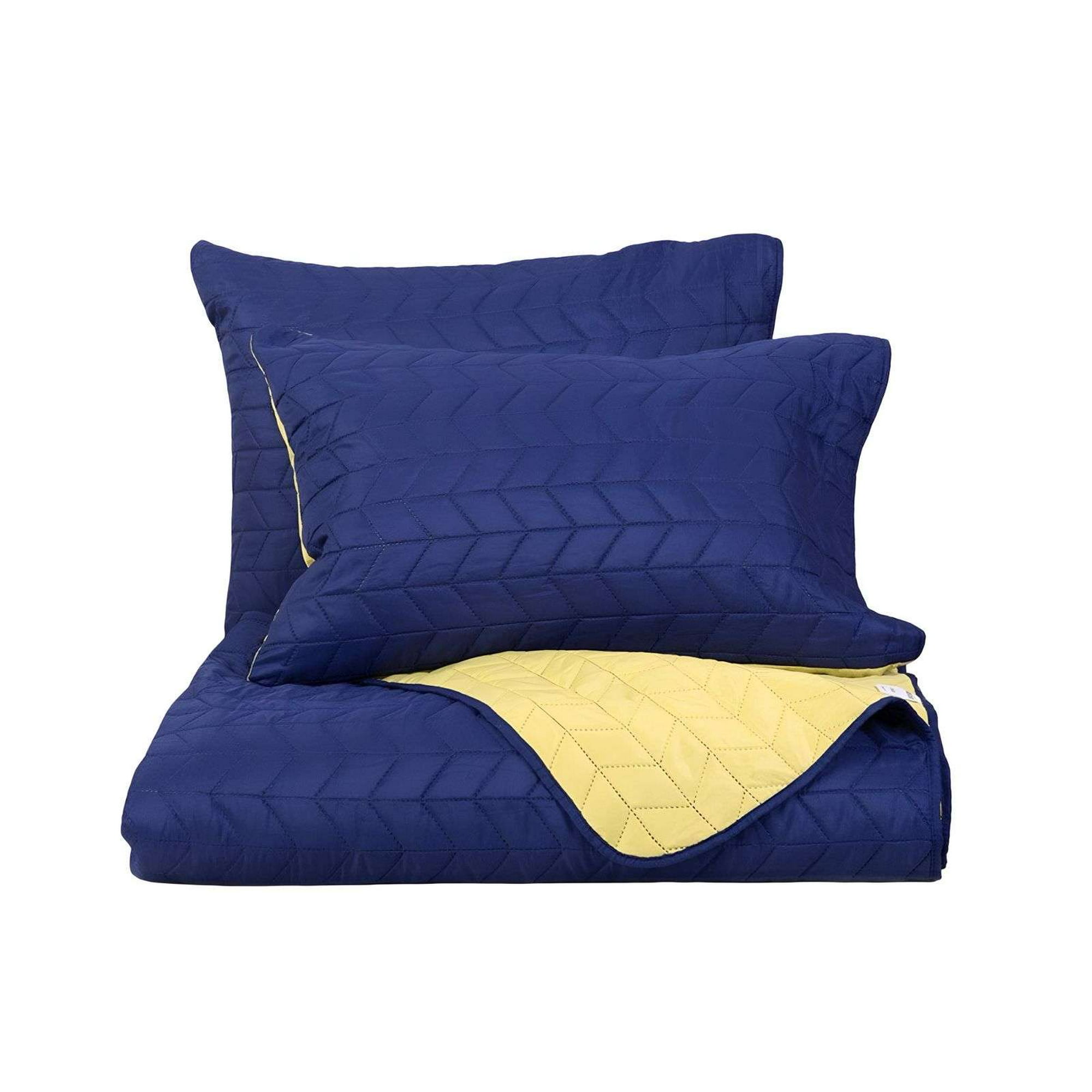 Cubrecama Quilt Bicolor 2 Plazas Mashini