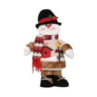 Magideal - Figura De Muñeco De Navidad, Adorno Navideño, Decoración Nórdica, Muñeco De Nieve Navideño, Decoración Para El Hogar, Estante Navideño, Decoración De