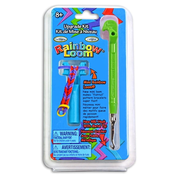 Kit de mejora Rainbow Loom con gancho de metal verde