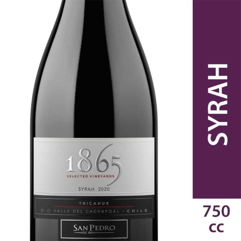 Vino Tinto Syrah Premium Botella 750 ml 1865