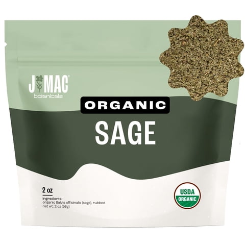 Salvia Frotada Orgánica Seasoning J Mac Botanicals, 60 Ml