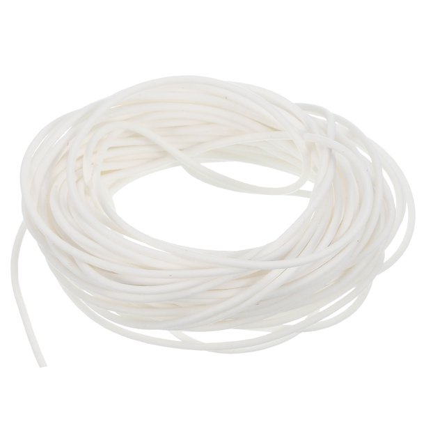 REGALWOVEN Tira de Sellado de Espuma de Silicona, Larga para Almacén Blanco 1.5mm x 8.5 Metros