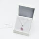 thumbnail image 3 of Collar Amor Plata Italiana 925 y Cristal Genuino Light Rose, 3 of 4