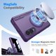 thumbnail image 5 of Funda LIDEEYA Galaxy Z Fold 8 Morado con Soporte Plegable, 5 of 7