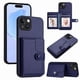 thumbnail image 1 of FOXDOCK Funda para iPhone 14 con Bloqueo RFID - Diseño Elegante con Cierre de Botón, 1 of 5