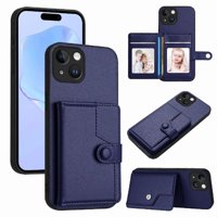Foxdock Funda Para Iphone 14 Con Bloqueo Rfid - Diseño Elegante Con Cierre De Botón