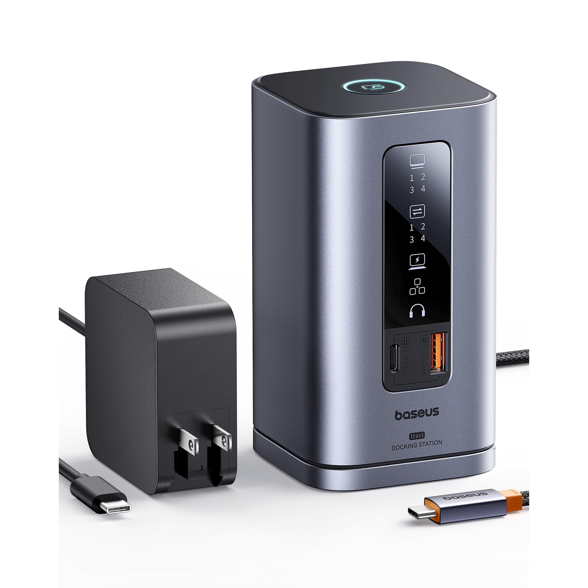 Estación De Acoplamiento Para Portátil Baseus 11 En 1 Triple 4k Hdmi/dp 100w