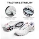 thumbnail image 5 of Zapatillas K-Swiss ST329 CMF para hombre, blancas, azul marino y rojas, talla 12 M, 5 of 8