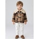 thumbnail image 1 of Chaqueta Nino Invierno Cuadros Abrigo Polar Grueso, 1 of 3
