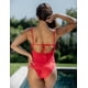 thumbnail image 4 of Traje de baño rebajado con amarras rojo, 4 of 7