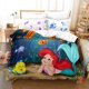 thumbnail image 1 of Little Mermaid Bedding SetHome Textiles100% Polyester 3D Digital Printed BedspreadsFor Children and Adults Bed Sheets, 1 of 5
